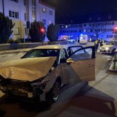 Schwerer Verkehrsunfall in Bregenz: Zwei Pkw-Lenker verletzt