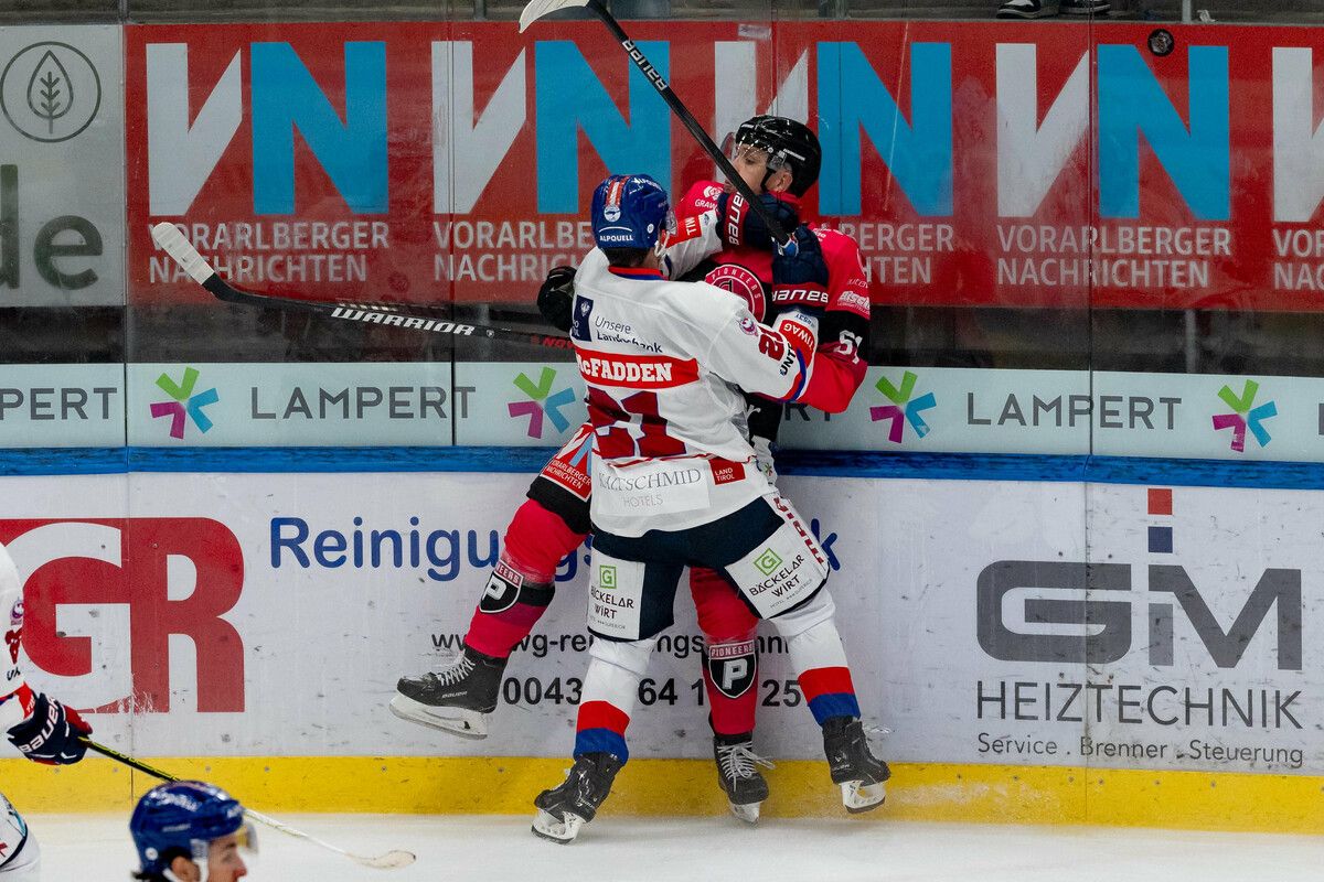 Daniel Woger (Bild vom Spiel gegen Innsbruck) kehrt in den PIV-Kader zurück.⇒stipo