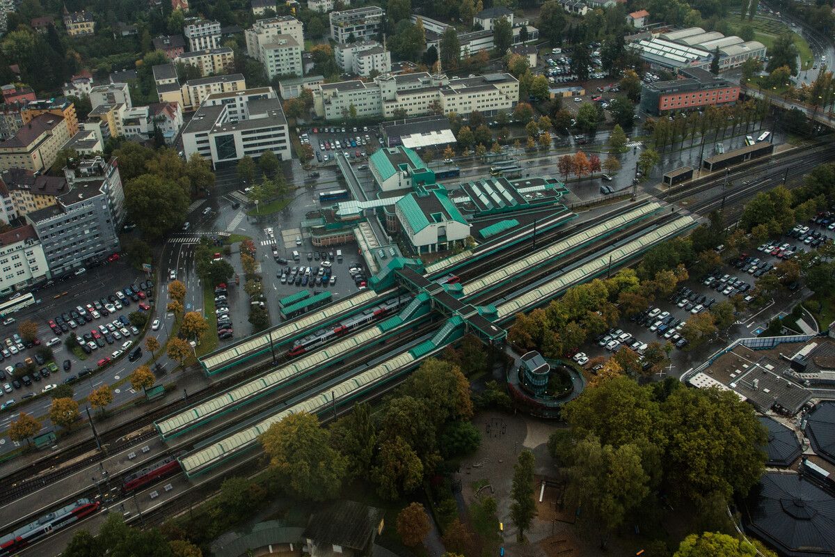 Der Bregenzer Bahnhof wurde zum Tatort. ⇒VN/Steurer