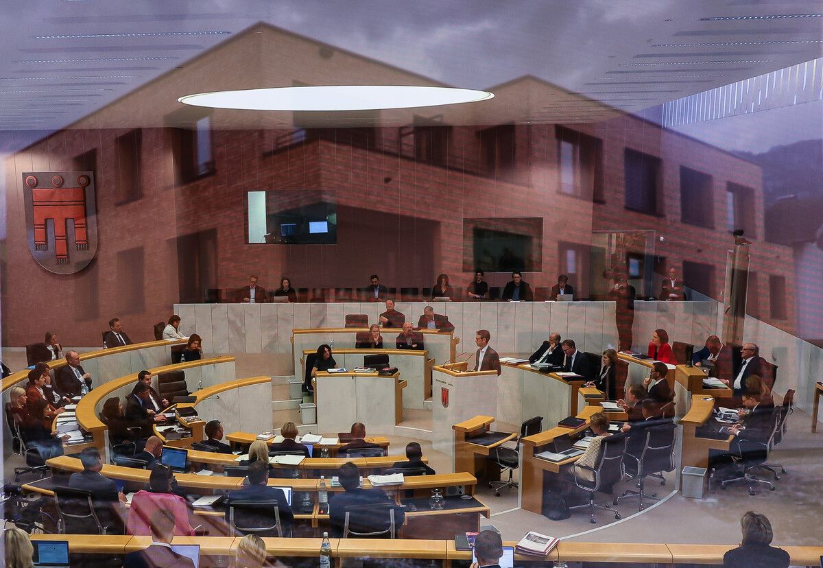 Der Landtag diskutierte wieder über das Thema Wohnen. ⇒VN/Steurer