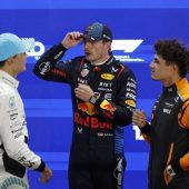 Verstappen und Russell im Clinch