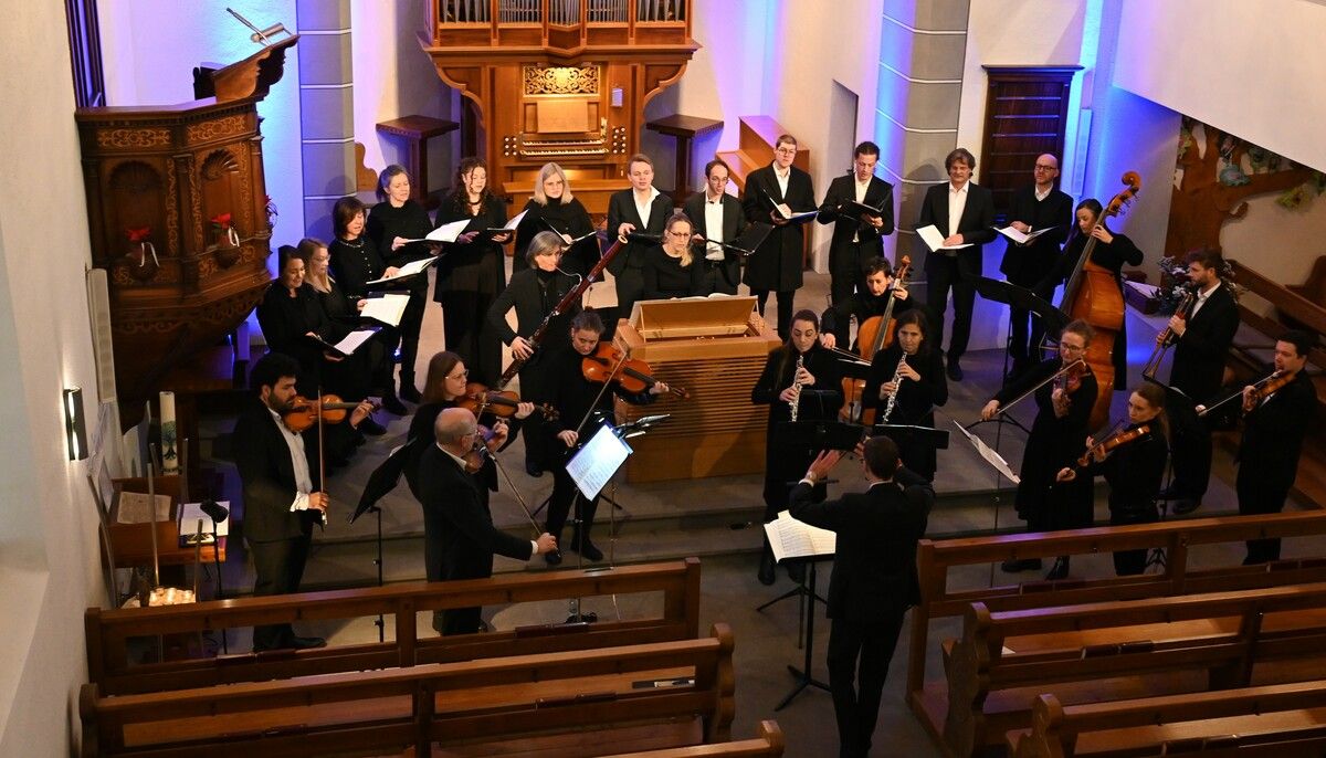 Die Konzertvereinigung Musica Sacra gestaltet den Festgottesdienst. Musica Sacra