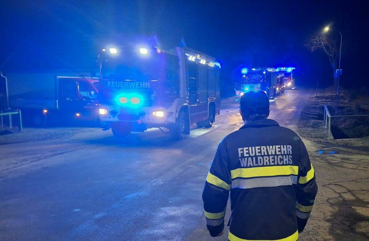 Die Maschine stürzte in Groß-Siegharts (Bezirk Waidhofen an der Thaya) ab.⇒APA