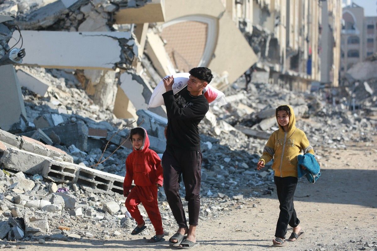 Es geht auch um Wiederaufbau und humanitäre Hilfe in Gaza.⇒AFP