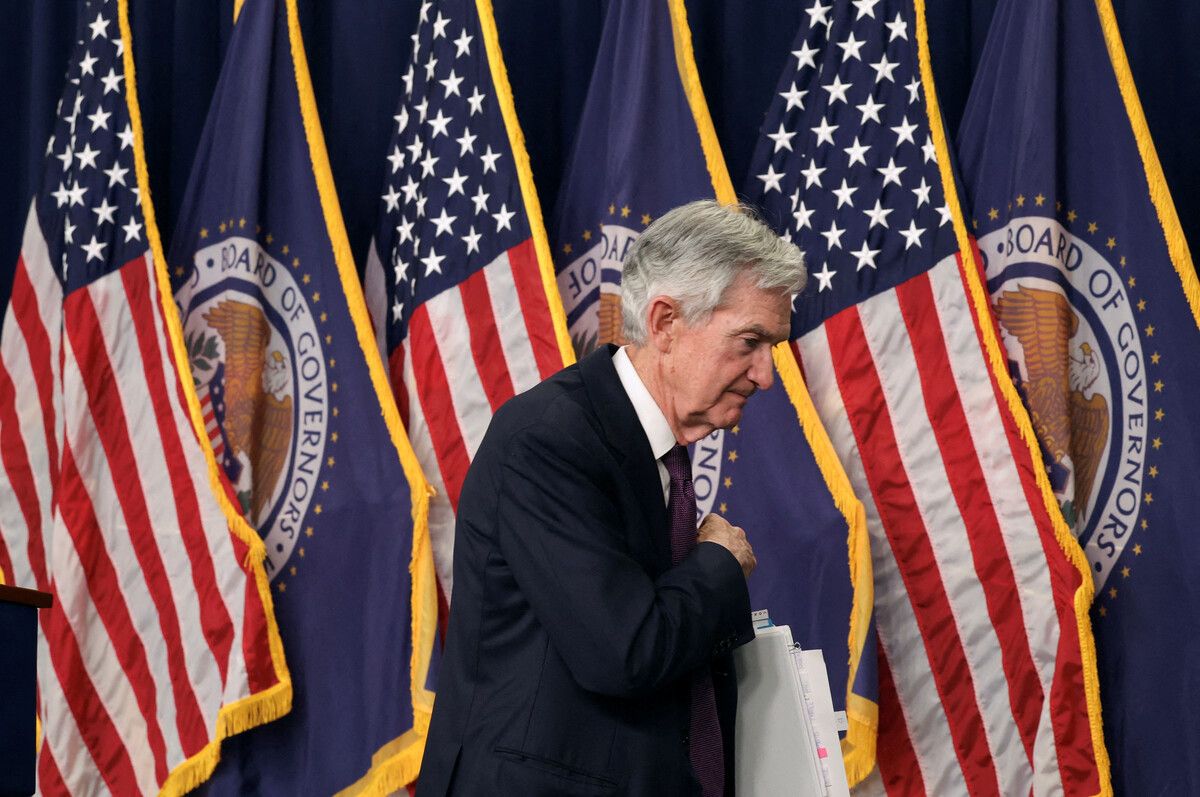 Fed-Chef Jerome Powell sagt für 2025 weniger Zinssenkungen als bisher voraus.⇒reuters