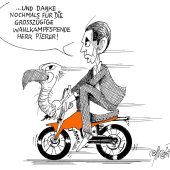 „Kurz“, ein KTM-Werksfahrer!
