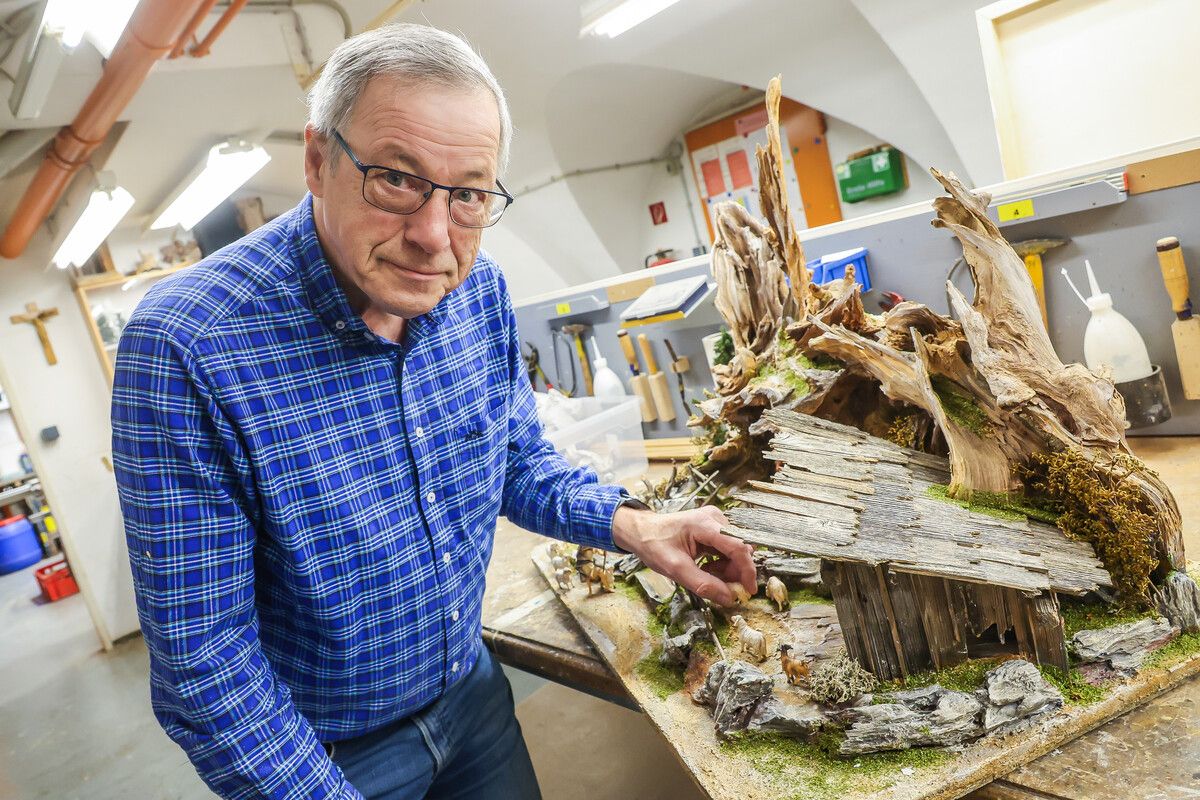 Vom Krippenbau fasziniert