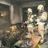Feuer in Wohnung