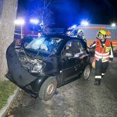 Pkw gegen Baum