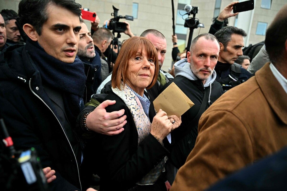 Giséle Pelicot nach der Urteilsverkündung vor knapp zwei Wochen.⇒afp