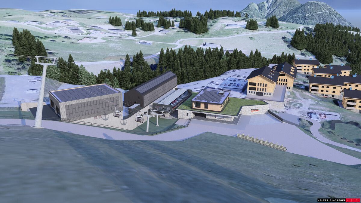 Illustration der neuen Talstation. ⇒Bergbahnen Brandnertal (2)