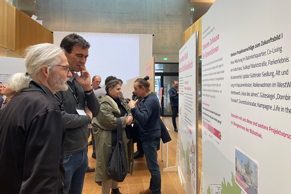 In der Stadtbibliothek wurden die Ideen präsentiert. ⇒Stadt