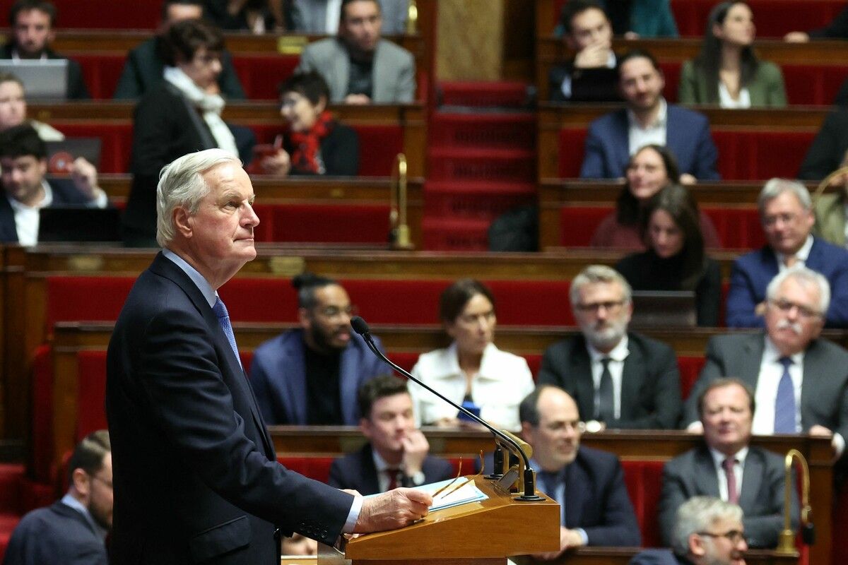 In Frankreich wurde die Regierung von Ministerpräsident Michel Barnier durch ein Misstrauensvotum gestürzt. ⇒AFP