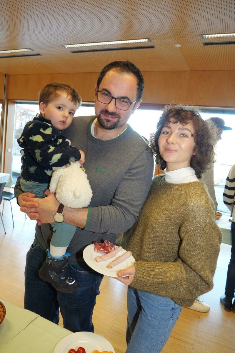 Iryna, Igor und Jonas Nuhimovich freuen sich auf ihren neuen Wohnort.
