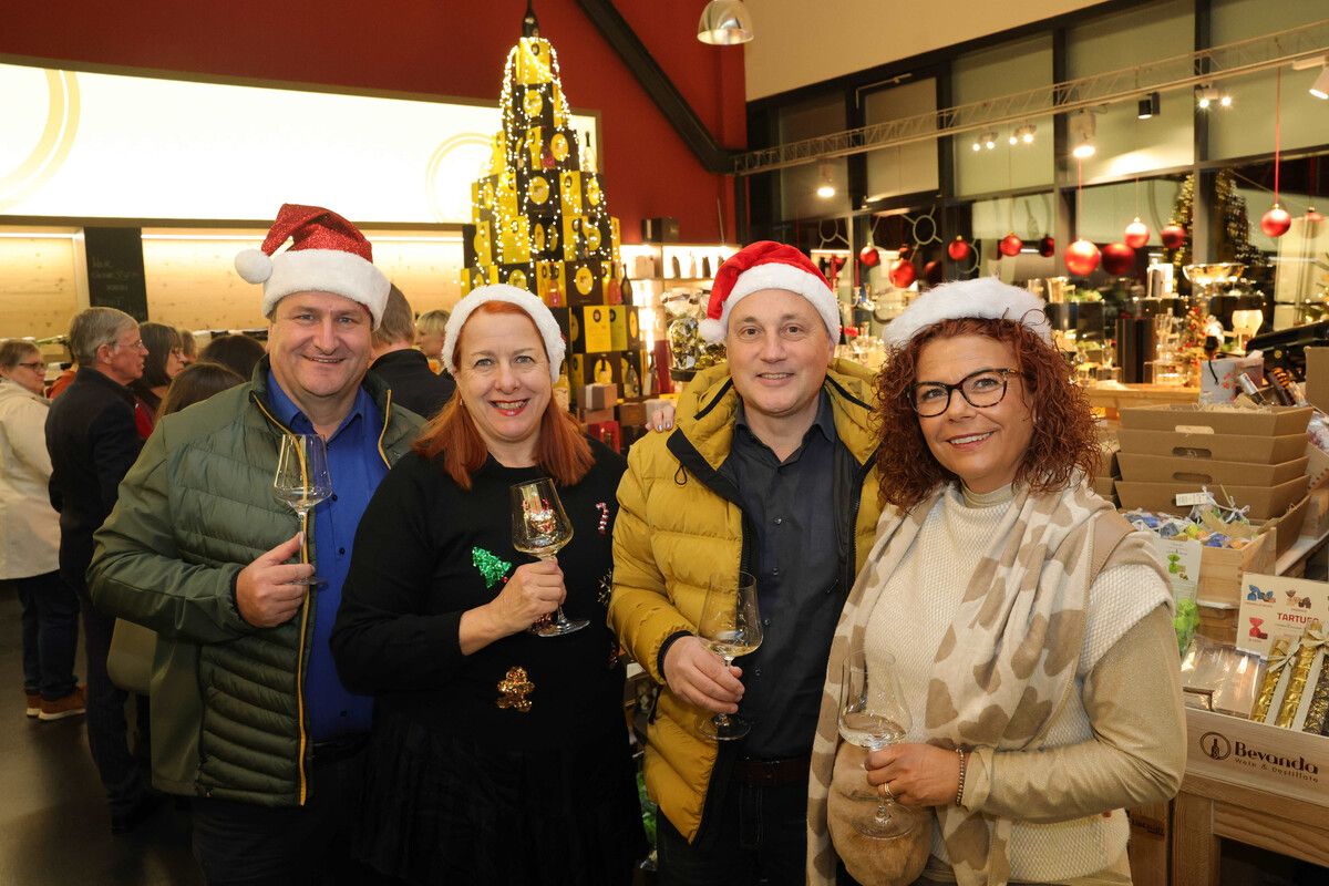 Ivo und Jackie Hutter, Thomas und Alexandra Gächter.