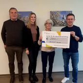 Spendenübergabe an die Lebenshilfe