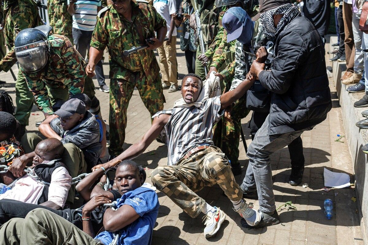 Kenias Polizei wird vorgeworfen, seit den regierungskritischen Demonstrationen im Juni illegale Inhaftierungen durchgeführt zu haben. AFP