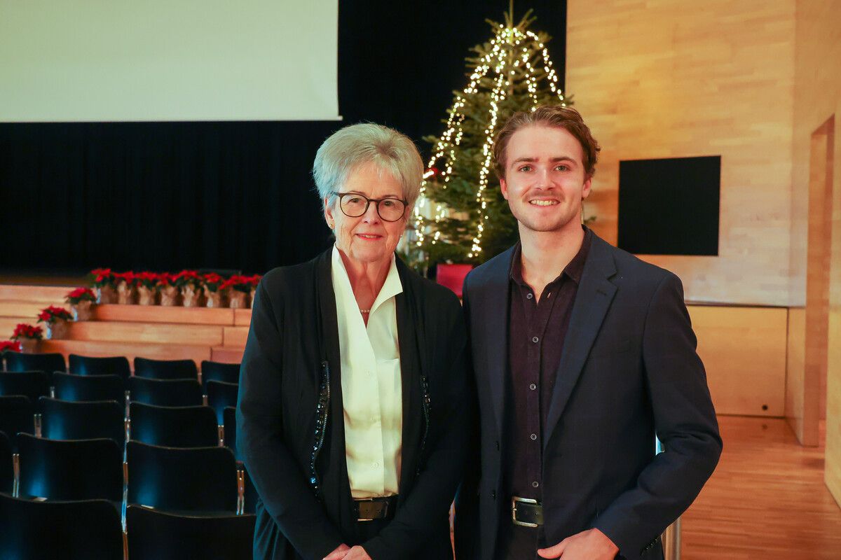 „Ma hilft“-Koordinatorin Marlies Müller und Organisator Nikolai Schallert.