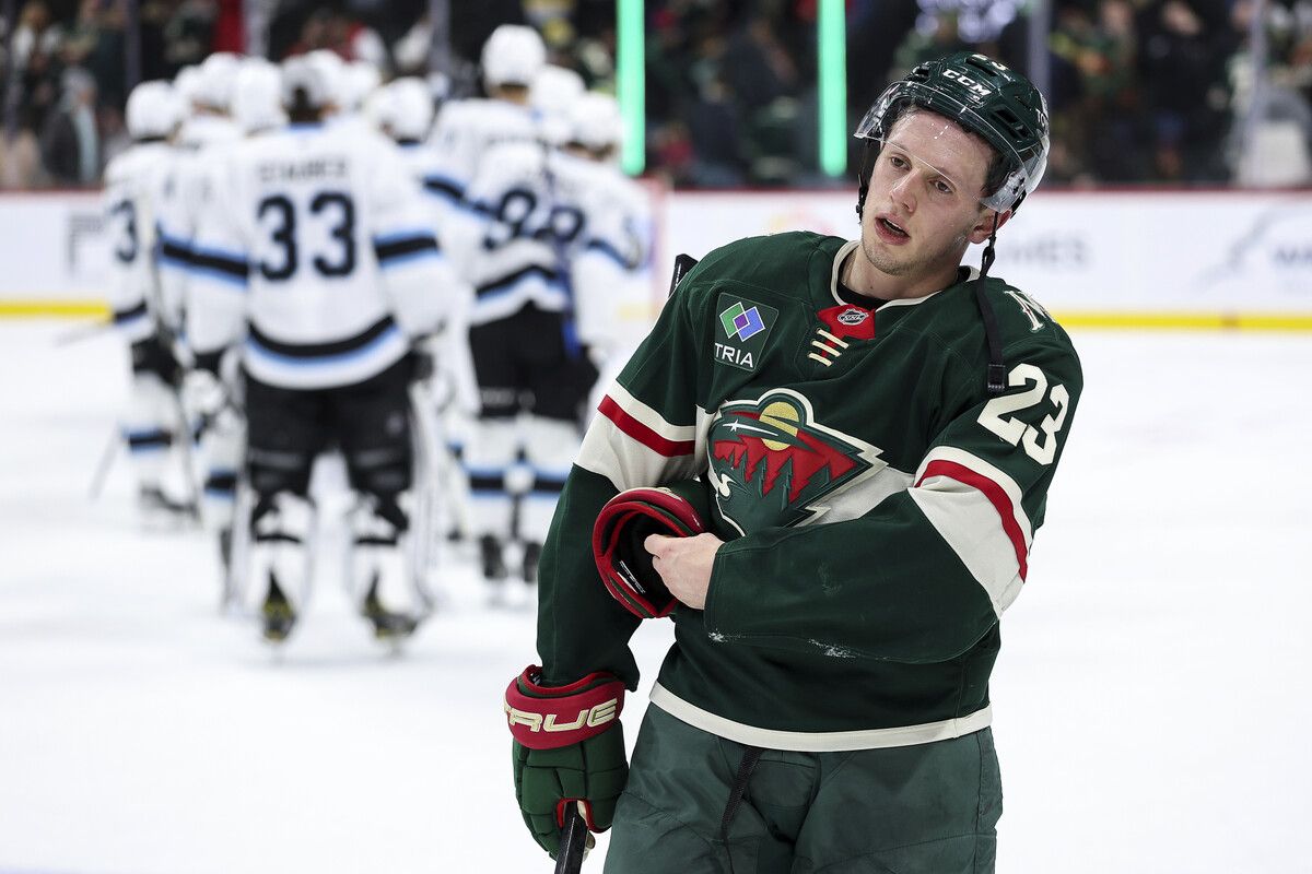 Marco Rossi bezog mit Minnesota eine bittere Heimniederlage.⇒AP