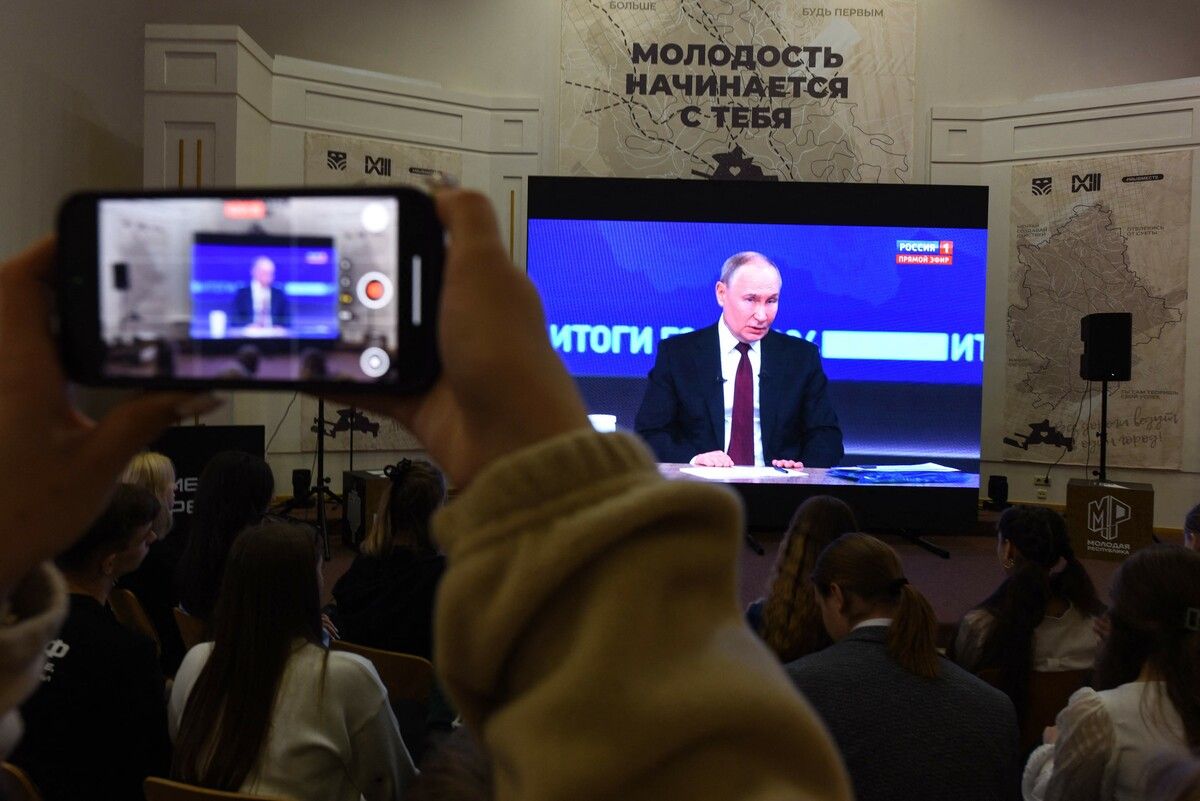 Russland sei dabei, seine vorrangigen Ziele zu erreichen, sagte Putin bei seiner Ansprache am Donnerstag.⇒AFP