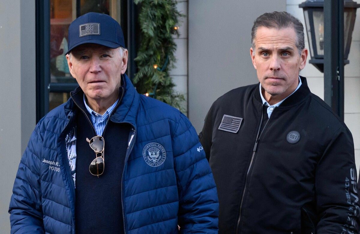 US-Präsident Joe Biden war am Wochenende mit Sohn Hunter Biden in Massachusetts unterwegs. ⇒AFP