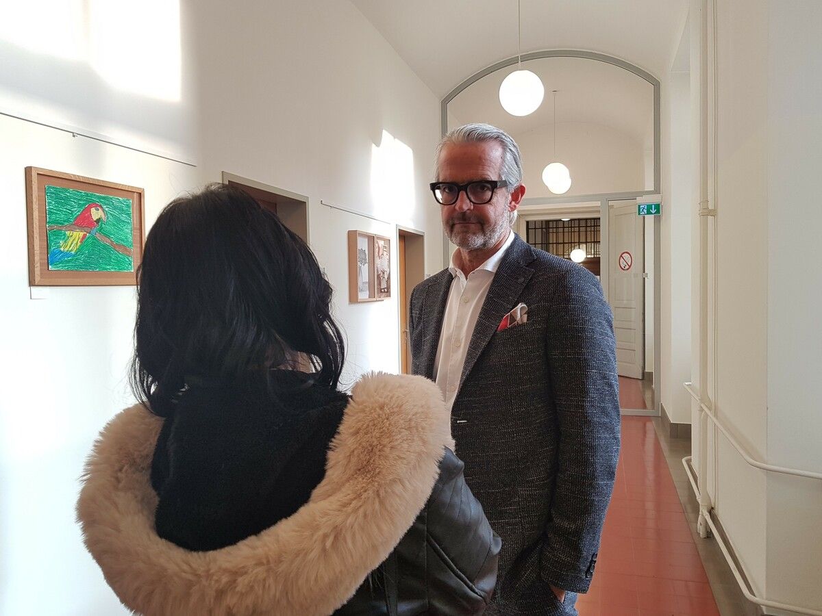 Verteidiger Clemens Achammer und die angeklagte Hundebesitzerin. ⇒Eckert