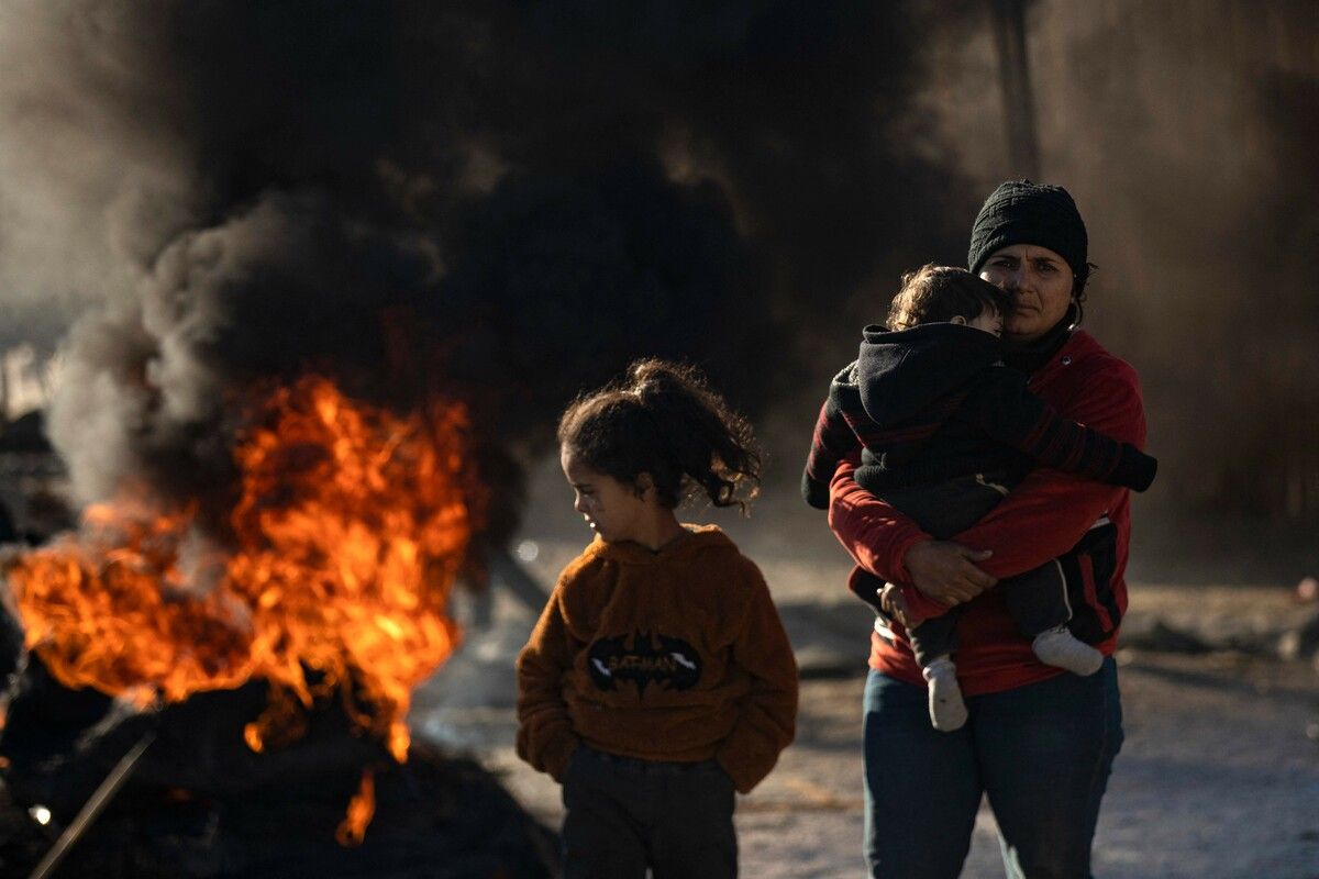 Viele Menschen in Syrien sind auf der Flucht vor den Islamisten.⇒AFP