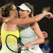 Sabalenka auf Hattrick-Kurs