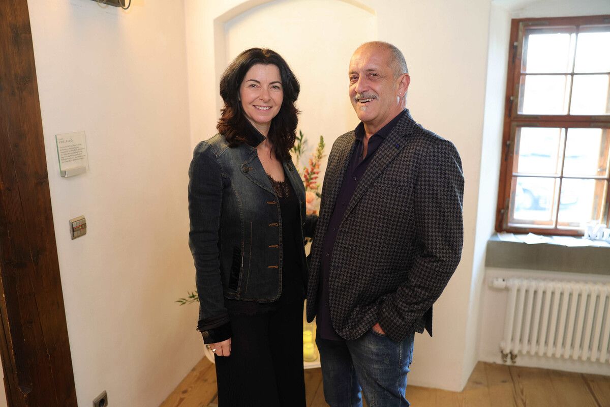 Annett Kloser aus Singen (D) und Elmar Lutz aus Höchst.