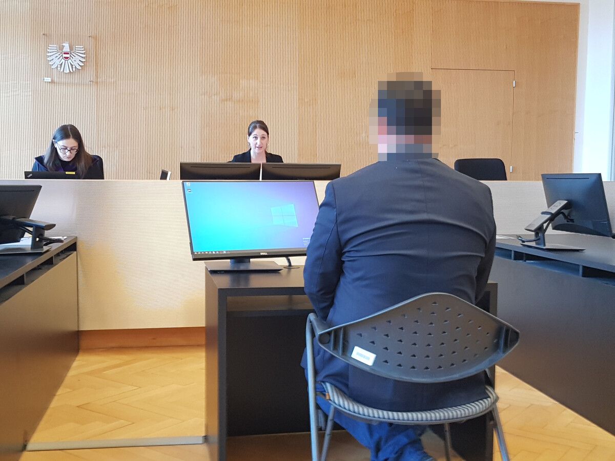 Der Angeklagte räumte seine Schuld vor Gericht ein. ⇒Eckert