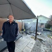 Gartensauna in Hohenems abgebrannt