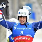 Müller/Frauscher setzten in  Sigulda Ausrufezeichen