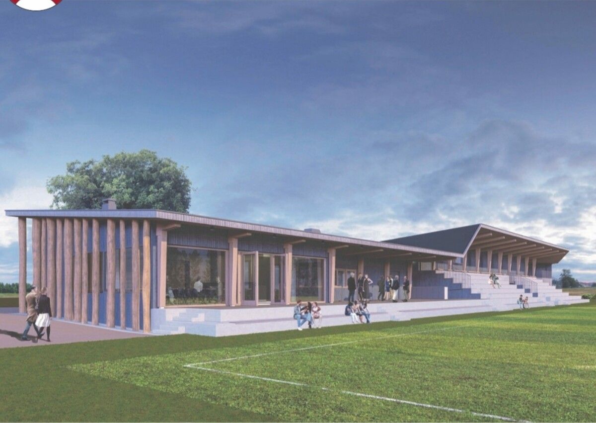 Der Neubau des Sportheims des SC Röthis schlägt sich deutlich im Gemeindehaushalt nieder. ⇒Gemeinde Röthis
