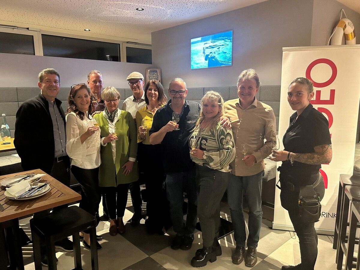 Die Gildenball-Gewinner bei der Whisky-Verkostung.⇒bfg