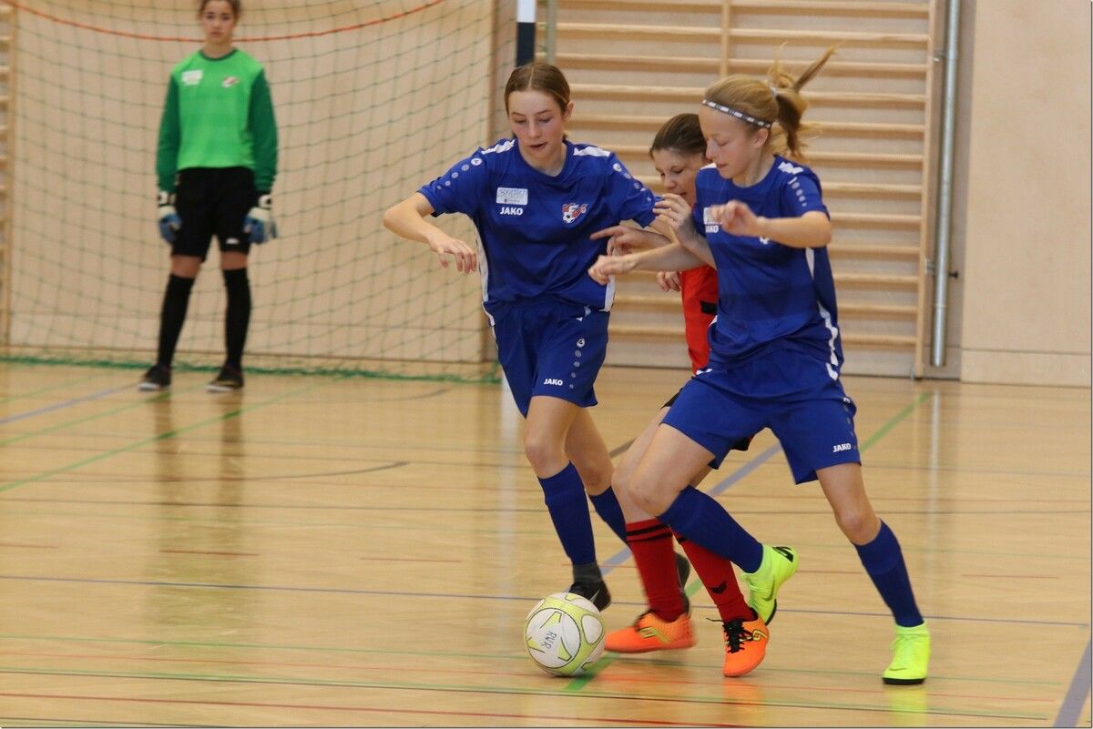 Die U-13-Mädchen spielten erstmals in Schlins.⇒vn/TK