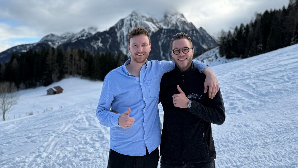 Die Zwillingsbrüder Domenic und Adrian Plaickner übernehmen die Rufana Alp von ihren Eltern.⇒Plaickner