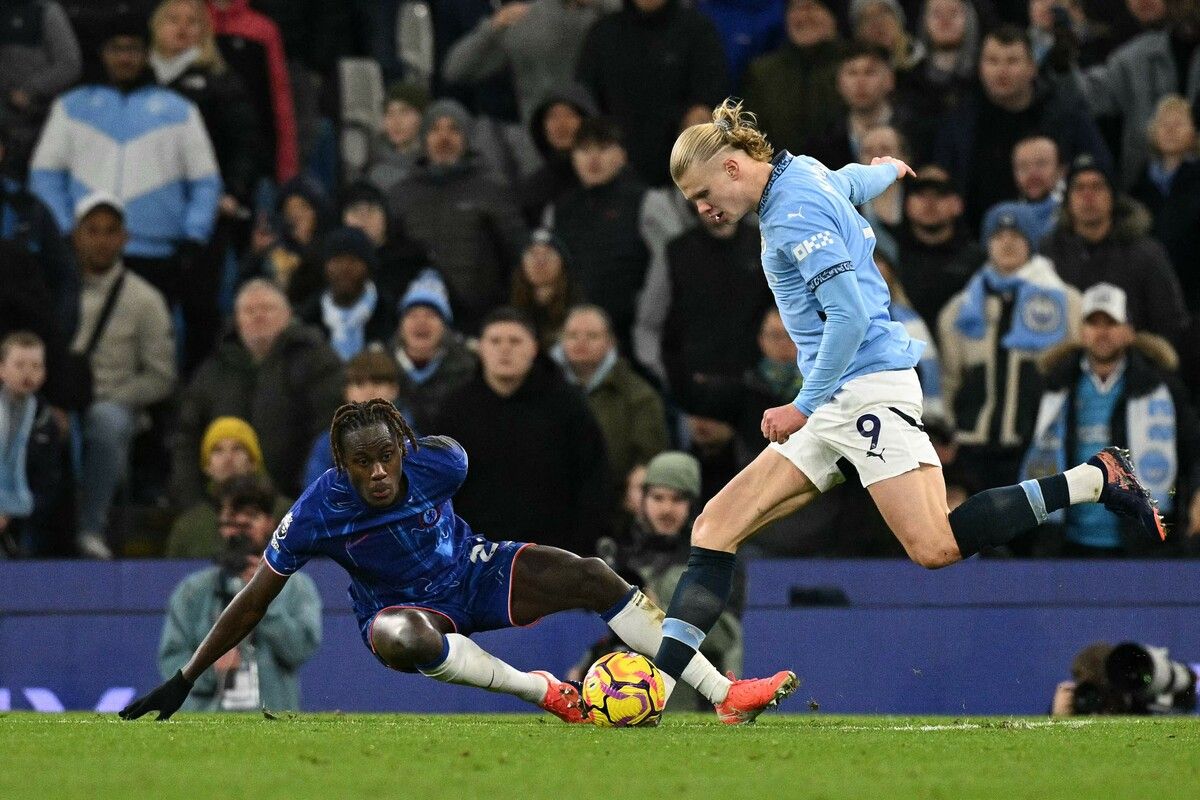 Erling Haaland und Manchester City benötigen einem Heimsieg gegen Brügge, um in die Play-off-Phase zu kommen. ⇒APA