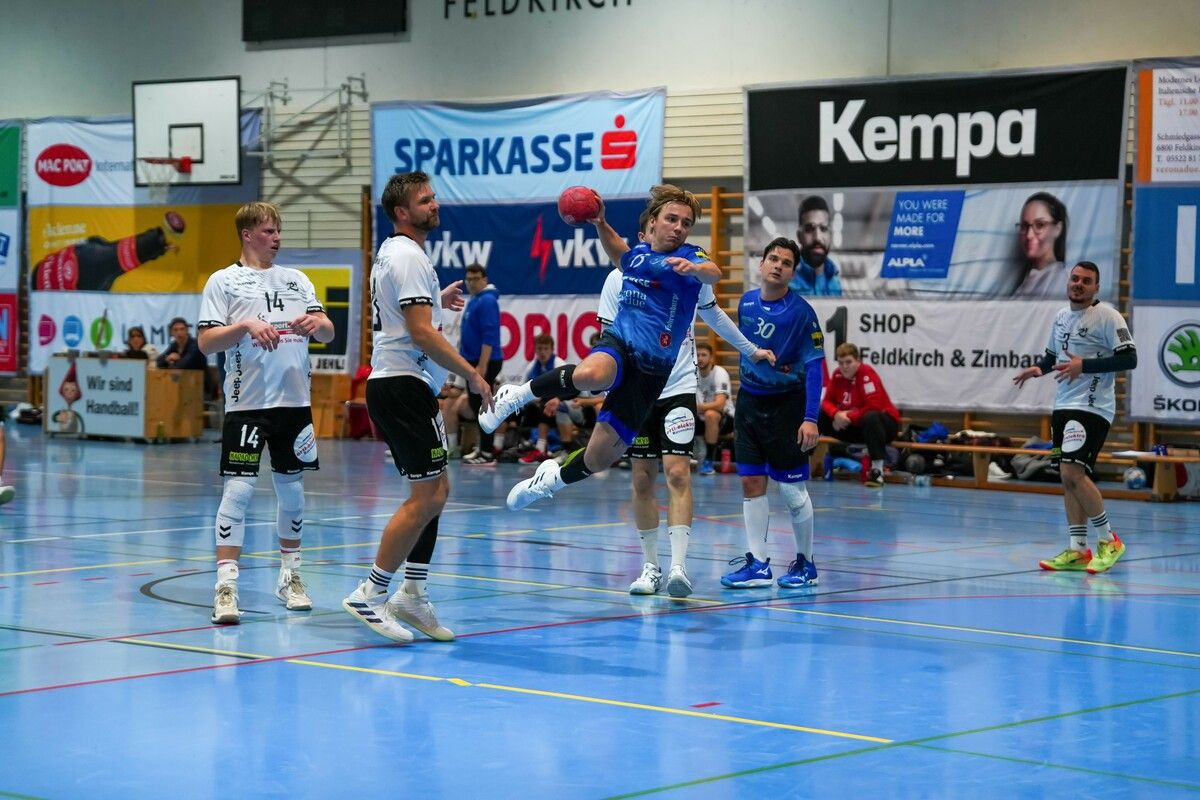Feldkirchs Handballer siegten im Heimspiel gegen Lehr.⇒vn/tk