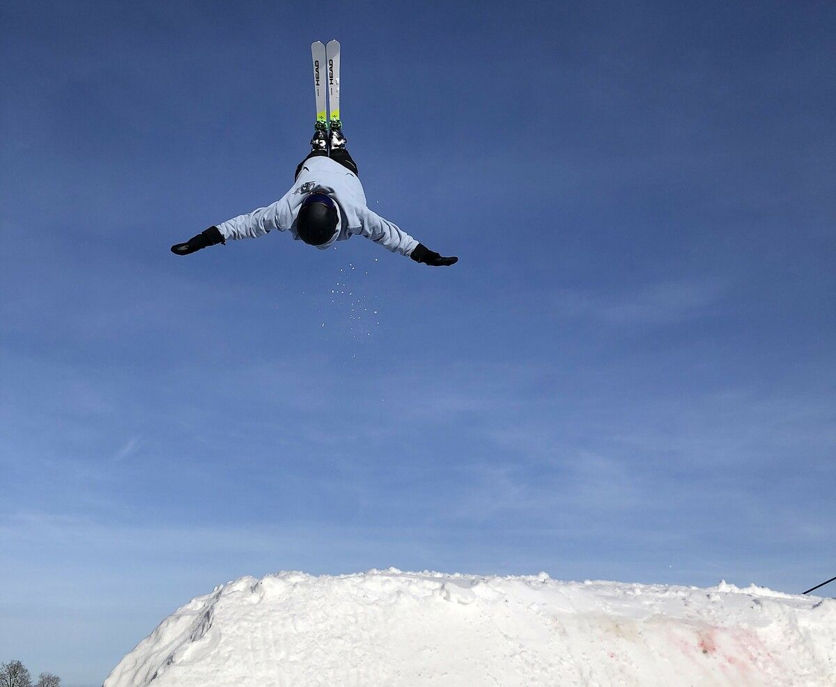 Freestyler Michael Krojer in Aktion.