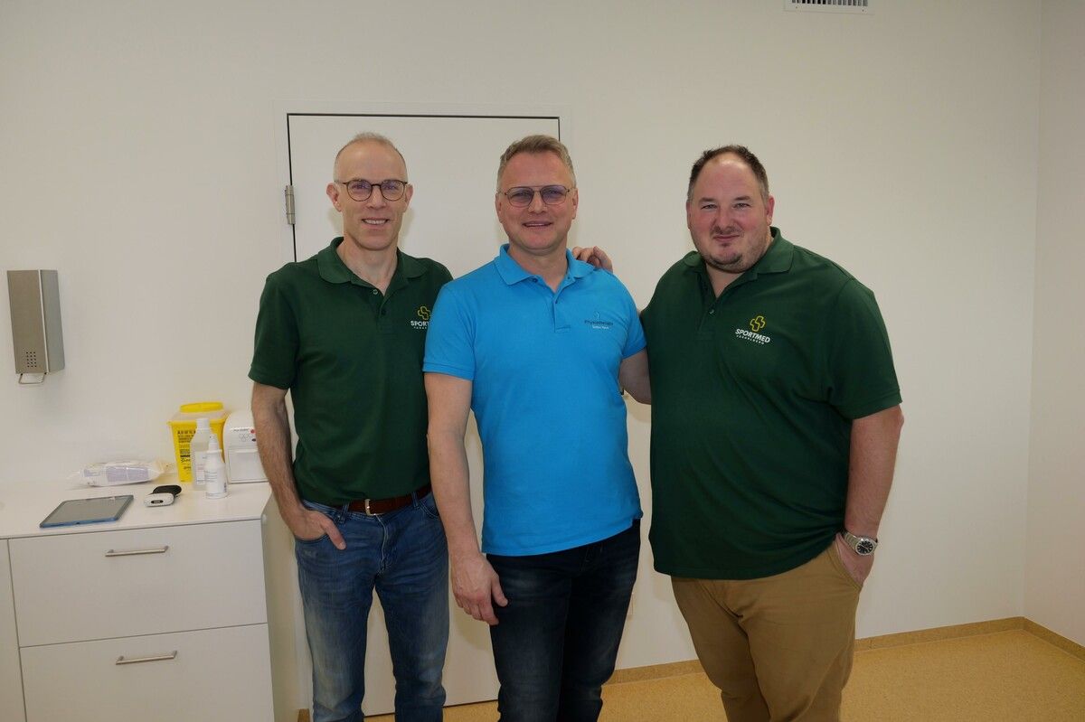 Gut vernetzt sind Dr. Armin Suckert, Stefan Heim und Dr. Michael Ostermann, sie arbeiten interdisziplinär zusammen. ⇒HE