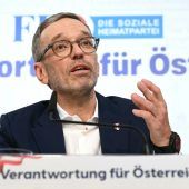 Kickl fordert von ÖVP Geschlossenheit