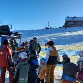 Sportlicher Einsatz zur Pistenpräparierung