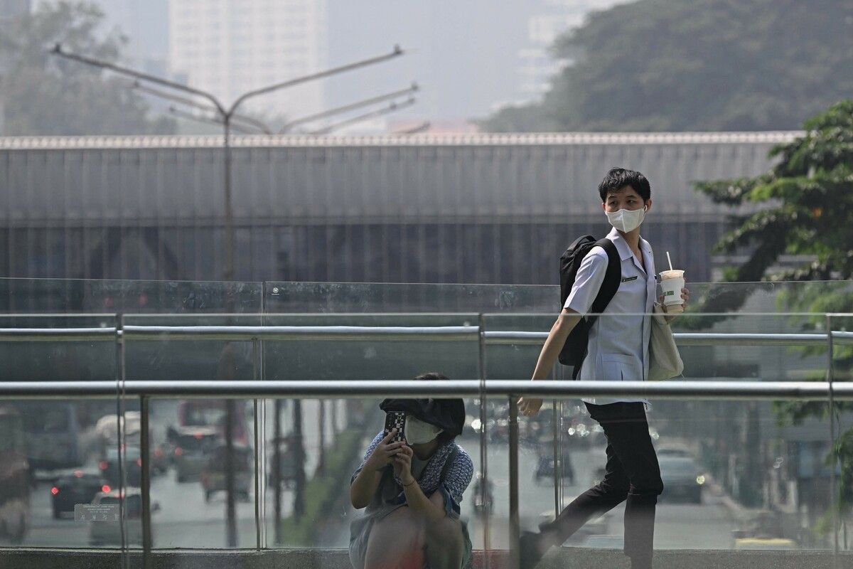 In Bangkok wurden aufgrund des Smogs Notmaßnahmen eingeleitet.⇒afp