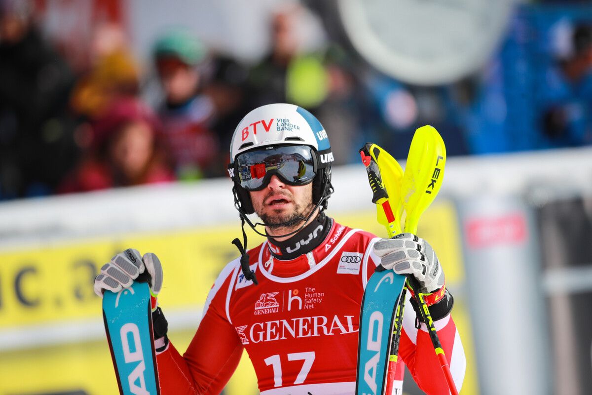 Johannes Strolz freut sich auf den Nachtslalom in Madonna di Campiglio. Für ihn ein Highlight im Slalom-Kalender.⇒gepa