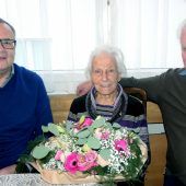 Gratulation zum 100. Geburtstag
