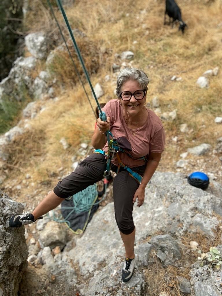 Margret Becker begann mit 40 Jahren zu klettern. Es ist ihr liebstes Hobby.