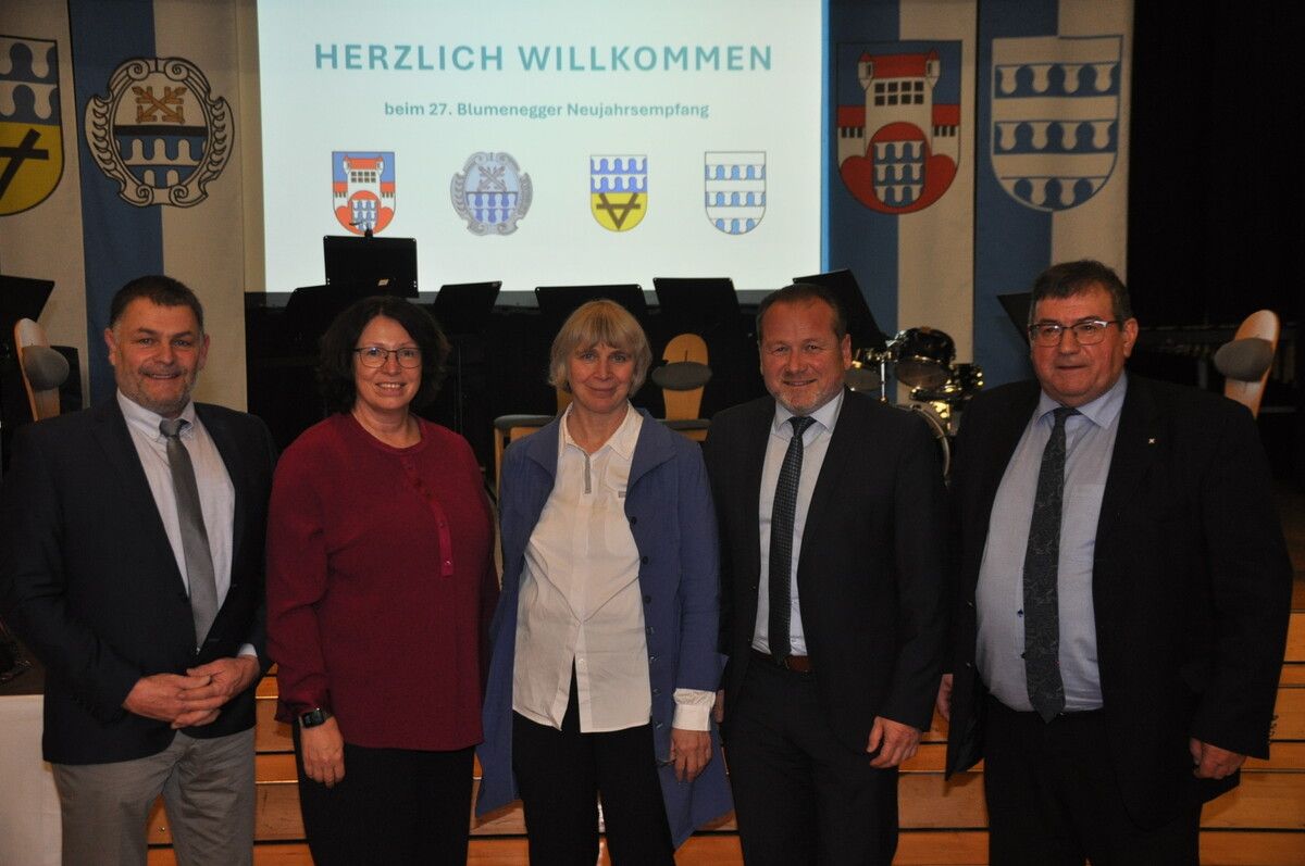 Martin Konzet, Alexandra Schalegg, PD Dr. Barbara Schmitz, Harald Witwer und Willi Müller. ⇒HAB