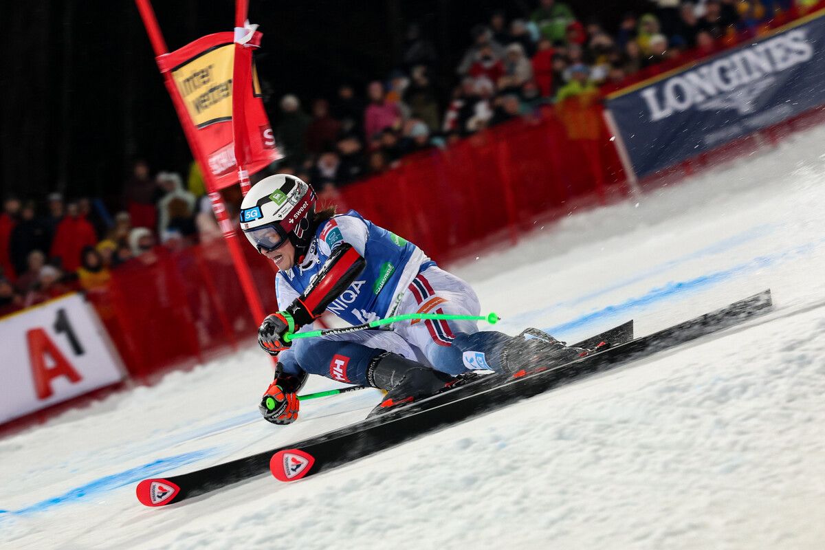 Mit Laufbestzeit im zweiten Durchgang schob sich der Norweger Alexander Steen Olsen noch an die Spitze und feierte seinen dritten Weltcupsieg. ⇒GEPA
