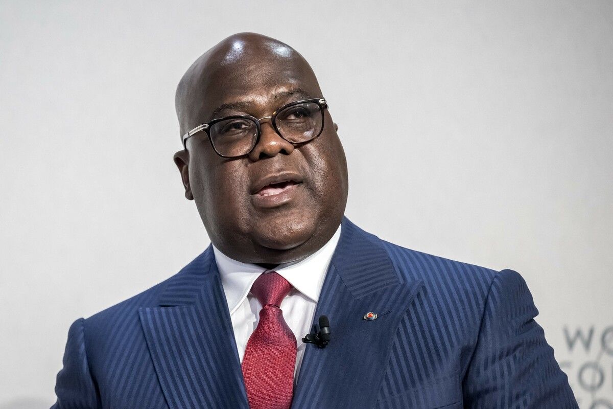 Präsident Félix Tshisekedi forderte junge Kongolesen auf, der Armee beizutreten. ⇒AFP