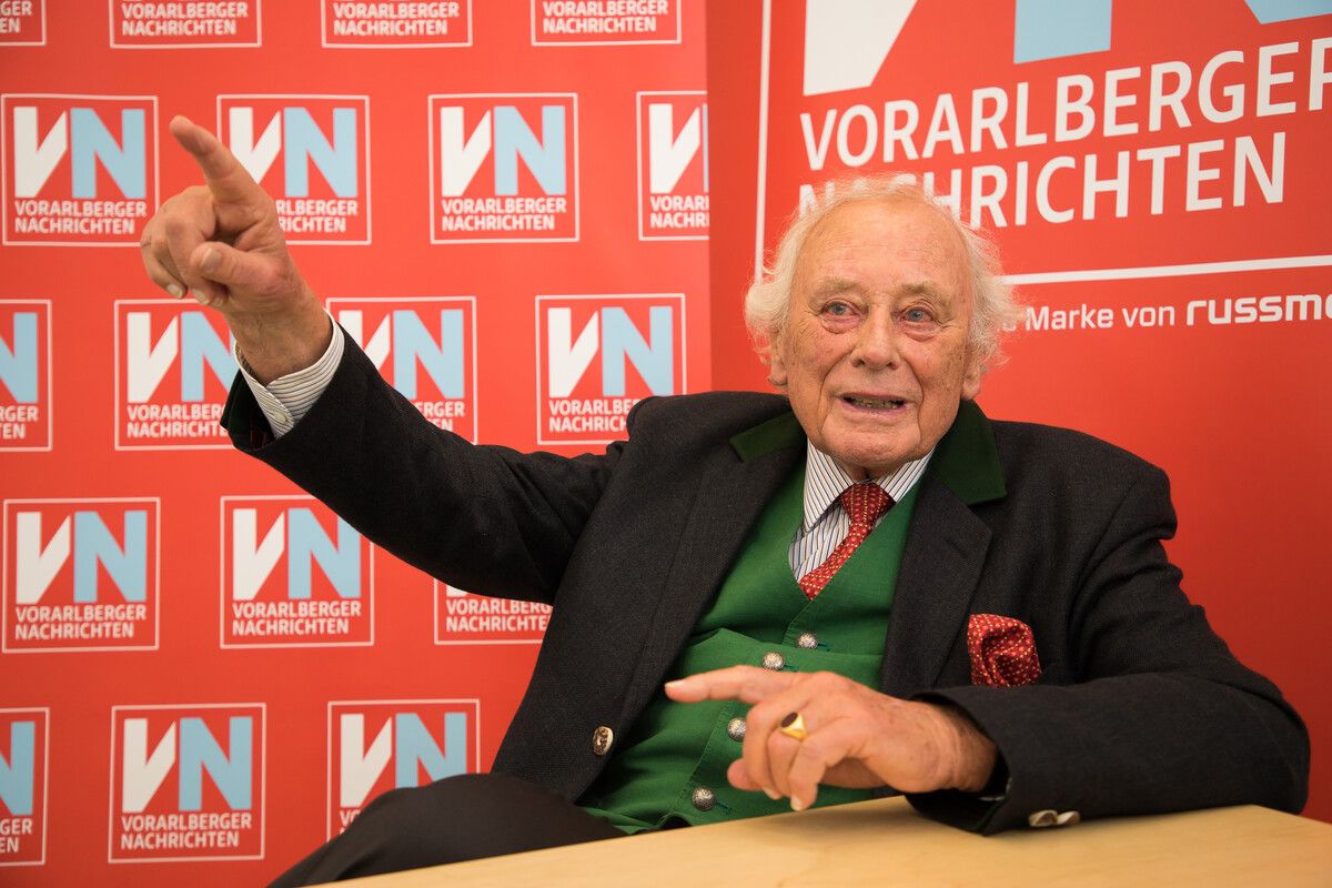 Reinhold Würth (im Gespräch mit den VN) übergibt einen Milliardenkonzern. ⇒VN/PS